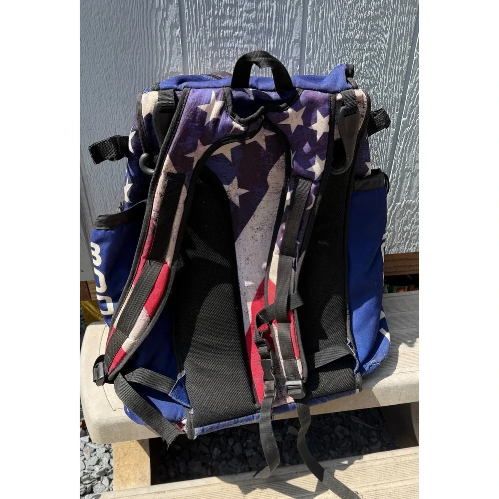 Boombah Superpack Baseball Softball Bat Bag American Flag Stars Stripes Gear Bag